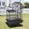 Luxury Large Rolling Metal Parrot Bird Cage for Budgie Canary Cockatiel Parakeet
