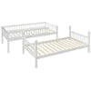 3ft Single Bed frame Wooden Bunk Beds with Storage White Wood Kids Childrens Bed