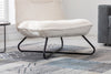 Modern Lounge Chair Sleeper Sofa Living Room Cinema Armless Chair White