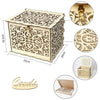 Wedding Card Box DIY Gifts Wooden Money Box with Lock Decoration Party Supplies