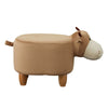 Upholstered Animal Shaped Ottoman Ride-on Footrest Stool Rest Seat TOY Kids New