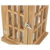 Wooden Lantern Candle Holder Tealight Summer Patio Decoration Outdoor Indoors
