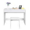 Dressing Table with Mirror Stool Makeup Desk Set Vanity Bedroom Furniture White