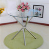 Multi-Type Tempered Glass Dinning Table Set Cafe Bar Restaurant Table w/2/4Chair