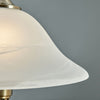 Barley Twist Table Lamp Traditional Glass Living Room 47CM Tall Light LED Bulb