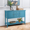 Modern Console Table Narrow Entryway Table Side Table w/ 2 Drawers Living Room