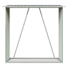 Galvanised Steel Pent Roof Firewood Store Storage Sheds Garden Shade Logs Holder