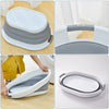 24L Silicone Folding Laundry Basket Space Saving Washing Pop Up Bin Collapsible