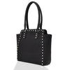 Metal Studded Womens Winged Large Tote Bag Ladies Shoulder Handbag