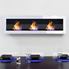Modern Large Wall Mounted/Insert Bio Ethanol Fireplace Fire Biofire Glass Burner