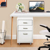 Mobile Metal Steel Office Filing Cabinet Storage Cupboard Side Cabinet uk