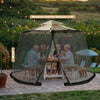 Adjustable Umbrella Mosquito Netting Patio Mesh Screen 2 Double-Zippere