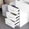 Dressing Table With Drawers Mirror Stool Set Makeup Desk Vanity Table Bedroom