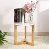 Wooden Coffee Table Side End Table Antique Storage Modern Bedside Plant Stand