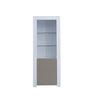 Cabinet Sideboard Unit Cupboard Display Matt body - High Gloss Doors LED Lights