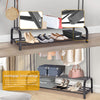 Heavy Duty Double Clothes Rail Hanging Rack Garment Display Stand Storage Shelf