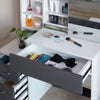 Dressing Table With Drawers Mirror Stool Set Makeup Desk Vanity Table Bedroom