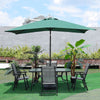 2m x 3m Garden Umbrella Canopy Outdoor Patio Rectangle Parasol Sun Shade Shelter