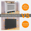 Radiator Cover White Unfinished Modern Traditional Wood Grill Cabinet Shelf MDF