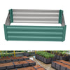 Galvanized Steel Raised Garden Bed Metal Patio Backyard Flower Vegetable Planter