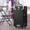 Mobile Make-Up Manicure Workstation Lockable Storage Trolley Retractable Table
