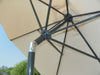 Large Garden Parasol 3M 2.7M Outdoor Patio Umbrella Sun Shade Canopy Tilt Crank