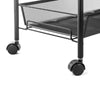 4 Tiers Large Kitchen Trolley Cart Rolling Mesh Storage Rack Trolley with Wheel