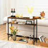 Console Table Entryway Table with 2 Shelves Display Table Sofa Table