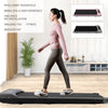 UK Fitness Treadmill Home Office Electric Walking Pad Under Desk Machine +Remote