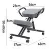 Adjustable Ergonomic Kneeling Chair Kneeling Orthopedic Posture Improving Stools