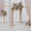 Set of 2 Wooden Wedding Arch Stand Holiday Festive Proposal Backdrop Archway Dec