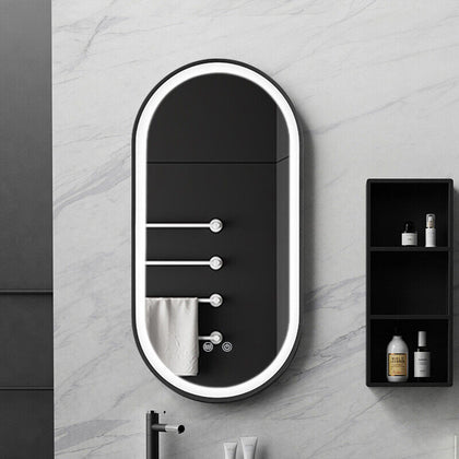 Wall Mounted IP44 LED Bathroom Mirror Modern lluminated Demister Touch Sensor