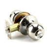 UK Stainless Steel Round Knobs Privacy Passage Entrance Lock Door Entry with Key