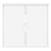 Aquarium Stand Fish Tank Cabinet Base High Gloss White Engineered Wood