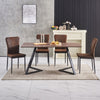 Dining Table Set and 6/4 Grey Leather/Velvet chairs kitchen table set UK