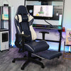 Computer Gaming Chair Ergonomic Executive Massage Recliner Footrest 2D Armrests
