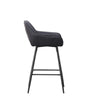 1/2X Bar Stools Velvet Metal Legs Breakfast Stools Kitchen Padded Chairs Home UK