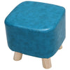 Small Square PU Leather Footstool Pouffe Coffee Table Seat Kids Chair Stool 28CM