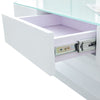 High Gloss Coffee Table Glass Top Living Room Decoration Furniture