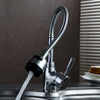 Pull Out Kitchen Mixer Sink Taps Spray Head Single Lever Chrome Mono Mixer Tap