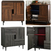 2 Door Storage Cabinet Cupboard Sideboard Kitchen Hallway Console Display Unit