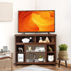 Corner TV Stand for TV up to 48" Entertainment Console Center Adjustable Shelf