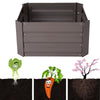 Garden Raised Vegetable Grow Bed Anti-corrosion Metal Flower Planter Box