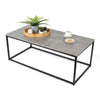 Coffee Side End Table Sofa Living Room Wooden Metal Bedside Furniture Round Tea