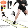18Pcs Sport Football Training Speed Agility Hurdles Poles Ladders Equipment BR