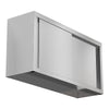 Commercial Stainless Steel Wall Cabinet Hanging Cabinet Sliding Doors Cupboard