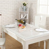 Clear Table Mat PVC Waterproof Anti-dirty Dining Table Top Protector Cover Mat