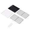 Portable Folding Charcoal BBQ Grill Stainless Steel Camp Picnic Cooker