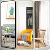 Long Mirror Full Length Metal Framed Dressing Mirrors Wall Mounted Bedroom Decor