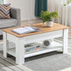Coffee Table With Storage Lift Top Up Drawer Shelf Wooden Living Room Furniture